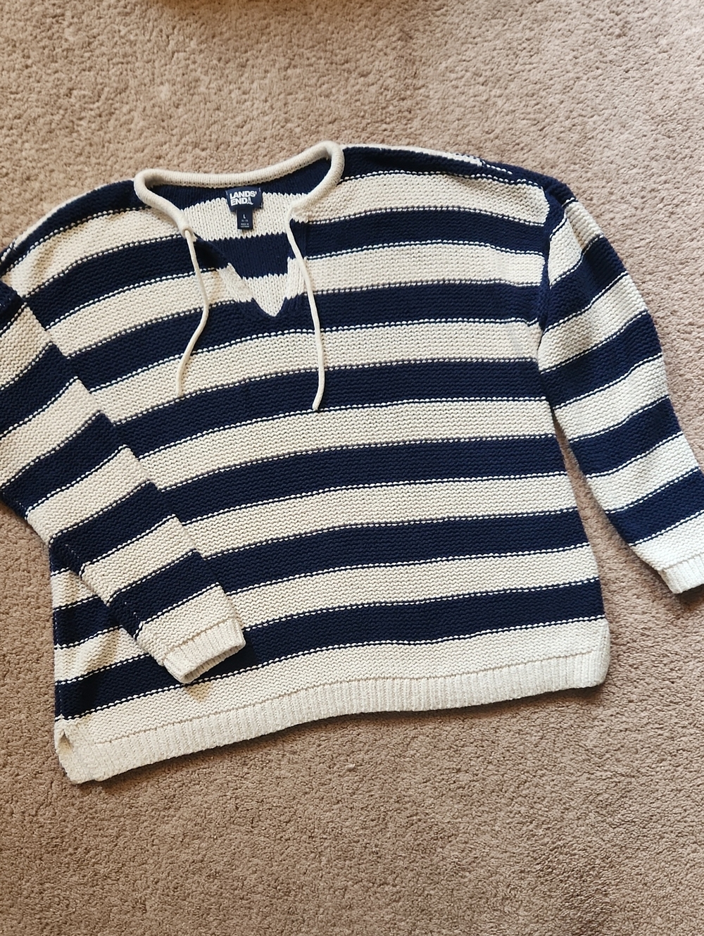Lands End Cable Knit Sweater